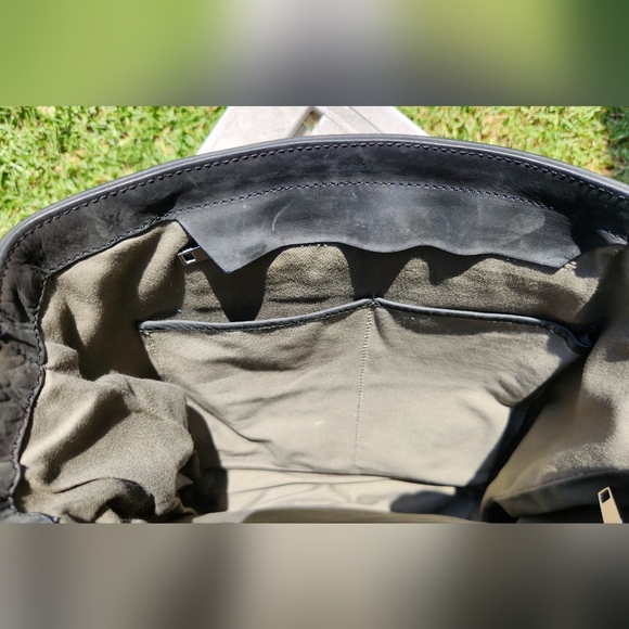 Weathered Black Whiskey Leather Backpack by Undercover Hippie. - Picture 2 of 12